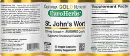 Label for St. John's Wort 300 mg