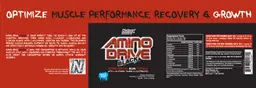 Label for Amino Drive Black Bruisin' Berry
