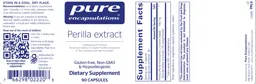 Label for Perilla Extract