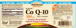 Label for Q-Sorb Co Q-10 100 mg