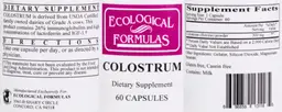 Label for Colostrum