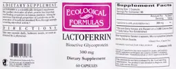 Label for Lactoferrin 300 mg