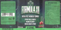 Label for Formula XII Candy Apple