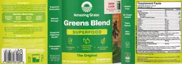 Label for Greens Blend Superfood The Original