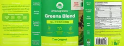 Label for Greens Blend Superfood The Original