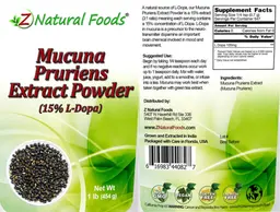 Label for Mucuna Pruriens Extract Powder