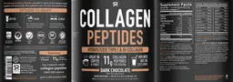 Label for Collagen Peptides Dark Chocolate