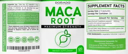 Label for Maca Root
