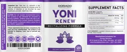 Label for Yoni Renew
