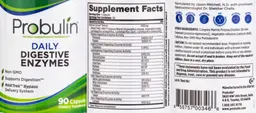 Label for Daily Digestive Enzymes