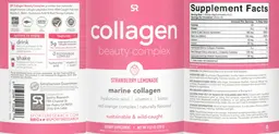 Label for Collagen Beauty Complex Strawberry Lemonade