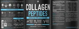 Label for Collagen Peptides Unflavored