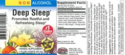 Label for Deep Sleep Non-Alcohol