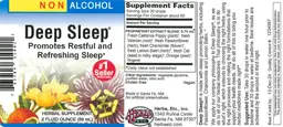 Label for Deep Sleep Non Alcohol