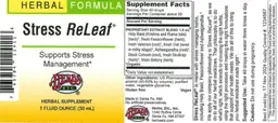 Label for Stress ReLeaf