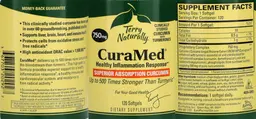 Label for CuraMed 750 mg