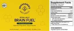 Label for Royal Jelly Brain Fuel 500 mg
