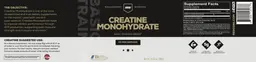 Label for Creatine Monohydrate 5 g