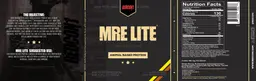 Label for MRE Lite Banana Nut Bread