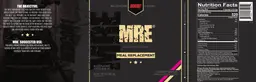 Label for MRE Strawberry Shortcake