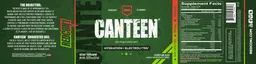 Label for Canteen Cherry Lime Blast