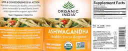 Label for Ashwagandha