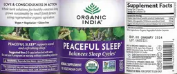 Label for Peaceful Sleep