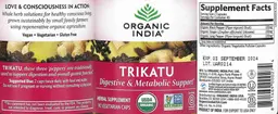 Label for Trikatu