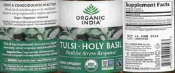 Label for Tulsi - Holy Basil