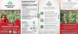 Label for Tulsi Cinnamon Rose