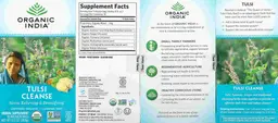 Label for Tulsi Cleanse