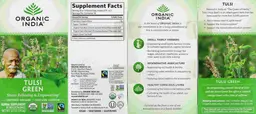 Label for Tulsi Green
