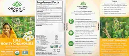 Label for Tulsi Honey Chamomile