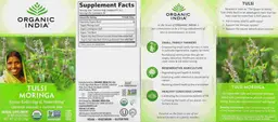 Label for Tulsi Moringa