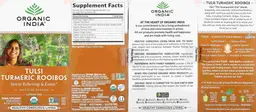 Label for Tulsi Turmeric Rooibos