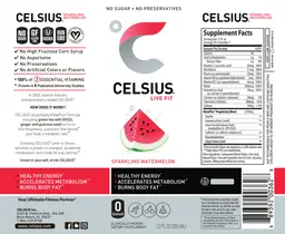 Label for Sparkling Watermelon