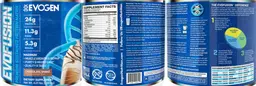 Label for Evofusion Chocolate Shake
