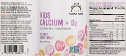 Label for Kids Calcium + D2