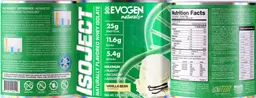 Label for IsoJect Vanilla Bean