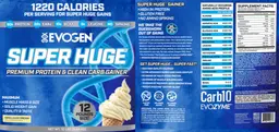 Label for Super Huge Vanilla Ice Cream