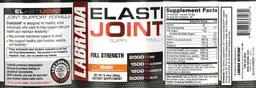 Label for ElastiJoint Orange