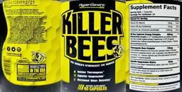 Label for Killer Bees