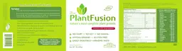 Label for PlantFusion Chocolate Raspberry