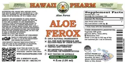 Label for Aloe ferox Alcohol Free