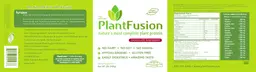 Label for PlantFusion Chocolate Raspberry