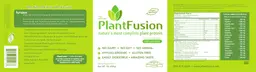 Label for PlantFusion Unflavored
