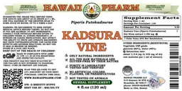 Label for Kadsura Vine Alcohol Free