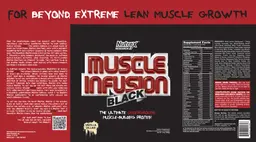 Label for Muscle Infusion Black Vanilla Villain