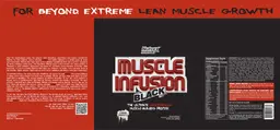 Label for Muscle Infusion Black Cookie Madness