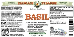 Label for Basil Alcohol Free